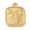 Ion Plating(IP) 304 Stainless Steel Pendants STAS-Q334-24G-1
