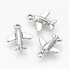 Tibetan Style Alloy Airliner Charms LS-X-TIBE-S311-18AS-LF-1