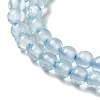 Natural Blue Topaz Beads Strands G-B090-A28-03-4