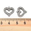 304 Stainless Steel Rhinestone Pendants STAS-S131-03P-3