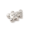 Brass Micro Pave Cubic Zirconia Charms KK-P278-10P-2