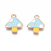 Autumn Theme Alloy Enamel Charms X-ENAM-S115-143D-2