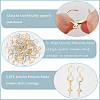 80Pcs 2 Color 304 Stainless Steel Leverback Earring Findings STAS-SP0001-14-6