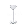 316 Surgical Stainless Steel 17 Gauge Threadless Labrets WG334A1-03-1