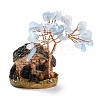 Resin & Natural Aquamarine Model Ornament DJEW-Z001-01B-3
