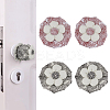 4Pcs 2 Colors Polyester Door Knob Cover DIY-FG0007-09-1