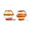 Transparent Glass Enamel Beads GLAA-G084-01C-2
