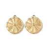 Ion Plating(IP) 304 Stainless Steel Pendant Rhinestone Settings STAS-K242-15G-3