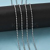 304 Stainless Steel Ball Beaded Chains CHS-K002-11-3