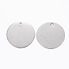 Tarnish Resistant 304 Stainless Steel Stamping Blank Tag Pendants LS-STAS-H396-A-05P-2