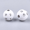 Plating Acrylic Beads PACR-S186-10mm-A11-2