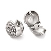 PVD Vacuum Plating 304 Stainless Steel Rhinestone Hoop Earrings for Women EJEW-Z076-06P-05-2
