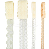 4 Styles Polyester Lace Trim OCOR-GF0005-25C-1
