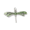 Insect Themes Brass Enamel Pendants KK-B155-01C-02P-1