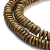 Electroplated Synthetic Non-magnetic Hematite Beads Strands G-H020-M01-16-3