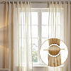Ring Cotton Cord Curtain Tieback with Wood Stick DIY-WH0899-328-5