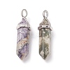 Natural Peace Jade Pointed Pendants X-G-M378-01P-A14-2