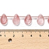 Cherry Quartz Glass Beads Strands G-Q167-A02-01-4