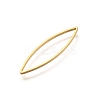 Brass Open Back Bezel Link Rings X-KK-B152-08B-G-2
