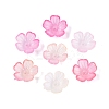 Transparent Plastic Bead Caps KY-Q005-02A-10-2