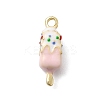 Food Theme Alloy Enamel Pendants FIND-C075-10B-G-1