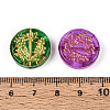 Baking Paint Transparent Glass Beads DGLA-N018-11-3