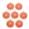 Light Gold Alloy Enamel Pendants LS-X-ENAM-S126-119-1
