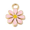 Eco-Friendly Rack Plating Brass Enamel Pendants KK-F835-15A-G-1