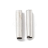 Brass Tube Beads KK-B120-06P-1