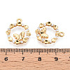 Brass Micro Pave Cubic Zirconia Pendants KK-N263-78C-G-3