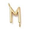 304 Stainless Steel Letter Connector Charms LS-STAS-M108-01G-13-1