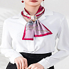 3Pcs 3 Colors Tri-Ring Alloy Brooch Scarf Clip Buckles for Women Lady Girls AJEW-LP0010-65-3