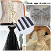 120Pcs 4 Style Resin Boning Caps for Wedding Dress AJEW-GF0008-63-5