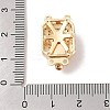 Brass Micro Pave Cubic Zirconia Box Clasps KK-B100-056G-4