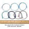 14Pcs 7 Colors Cotton Cord Bracelet Set for Men Women BJEW-FS00025-02-5