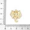 Brass Micro Pave Clear Cubic Zirconia Pendants KK-R213-21G-3