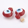 Handmade Lampwork Perfume Bottle Pendants LAMP-P044-H02-2