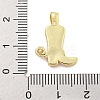 Brass with Cubic Zirconia with Enamel Pendant KK-Q814-22G-03-3