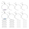 DIY Blank Rectangle Dome Link Bracelet Making Kit DIY-UN0005-31-1