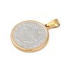 PVD Vacuum Plating 304 Stainless Steel Pendants X-STAS-A053-24C-PG-2
