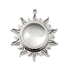 304 Stainless Stee Locket Pendants STAS-S132-08P-02-1