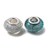 Faceted Resin European Beads RESI-C063-01B-2