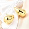 Rack Plating Brass Twist Teardrop Stud Earrings for Women EJEW-K247-02G-2