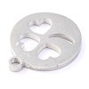 Non-Tarnish 304 Stainless Steel Charms STAS-O142-56P-3