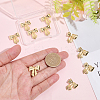 10Pcs Brass Pendants KK-BBC0020-45-3