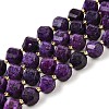 Natural Sesame Jasper Dyed Beads Strands G-U023-A01-03-2