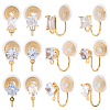 12Pcs 6 Styles Brass Micro Pave Clear Cubic Zirconia Ear Cuff Findings KK-BBC0022-22-7