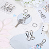 Teardrop Alloy Swivel Clasps PURS-SP0001-02P-3