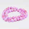 Natural Persian Jade Beads Strands G-D434-8mm-19-2