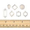 64Pcs 8 Styles 304 Stainless Steel Geometric Links/Connectors STAS-FS0002-02-5